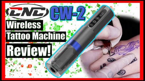 CNC CW2 Wireless Tattoo Machine Review! 